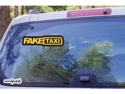 Fake taxi tlač (Rozmer 70x24)