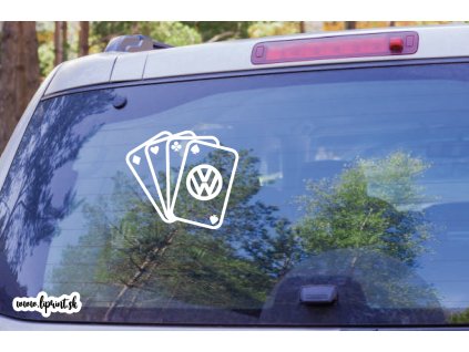 karty VW (Farba Brúsený Hliník, Rozmer 50x30)