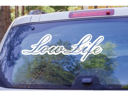 Low Life (Farba Brúsený Hliník, Rozmer 40x18)
