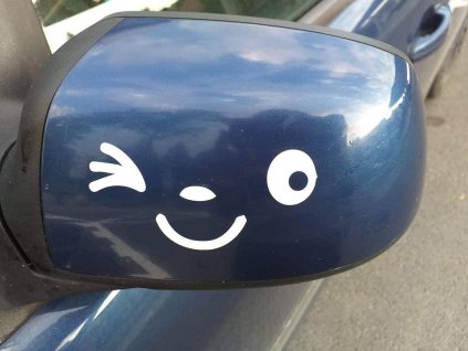 Smajlík (pár) (Farba Brúsený Hliník, Rozmer 15x7)