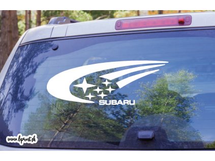 subaru (Farba Brúsený Hliník, Rozmer 50x30)