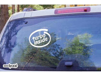 Turbo inside (Farba Brúsený Hliník, Rozmer 60x60)