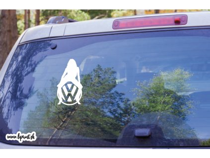 VW žena (Farba Brúsený Hliník, Rozmer 17x30)