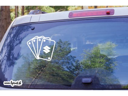 Suzuki karty (Farba Brúsený Hliník, Rozmer 60x60)