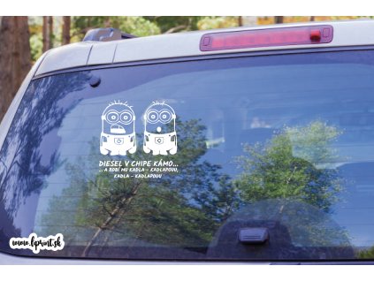 Diesel v chipe kámo (Farba Brúsený Hliník, Rozmer 15x10)