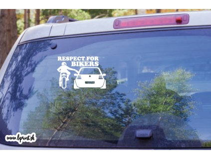 Respect for bikers (Farba Brúsený Hliník, Rozmer 60x60)