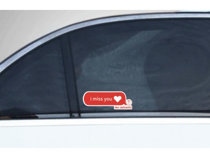 I miss you (not delivered) (Farba Zlatá, Rozmer 10x4)