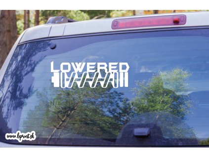 LOWERED (Farba Zlatá, Rozmer 30x20)