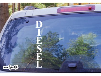 DIESEL (Farba Brúsený Hliník, Rozmer 50x17)