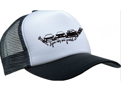 Šiltovka Žijem, aby som jazdil (ver 2) (Farba Žltá)