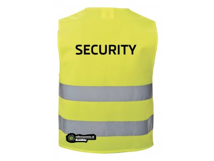 Reflexná vesta Security (Farba Oranžová, Veľkosť UNI)