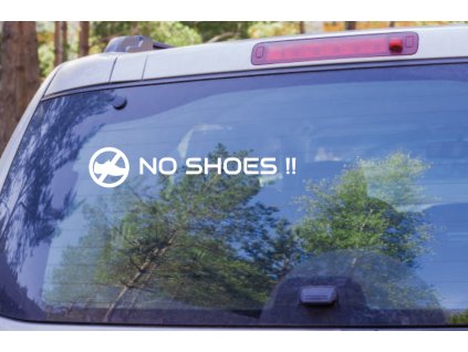 No shoes !! (Rozmer 60x25)