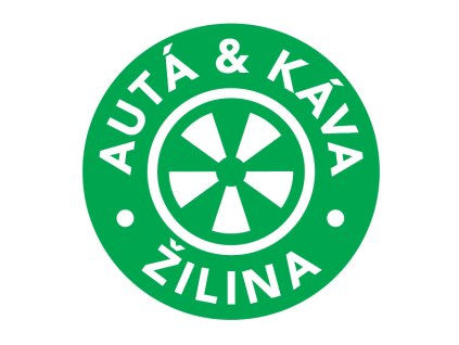 133420 nalepka auta kava zelena 6cm