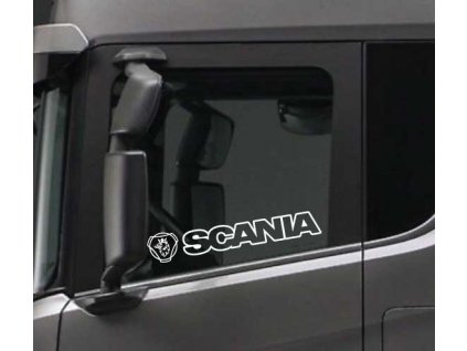 SCANIA nápis s logom (Farba Žltá, Rozmer 90x15)