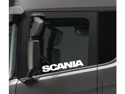 SCANIA nápis (Farba Žltá, Rozmer 90x15)