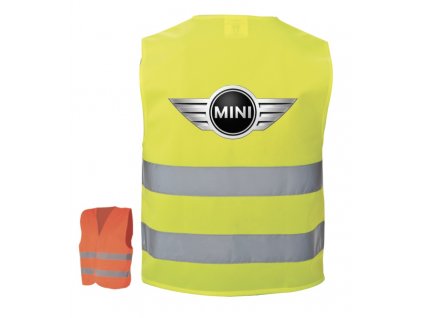 Reflexná vesta Minicooper (Farba Oranžová, Veľkosť UNI)