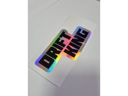 Nálepka DRIFT KING (Farba Holografická)