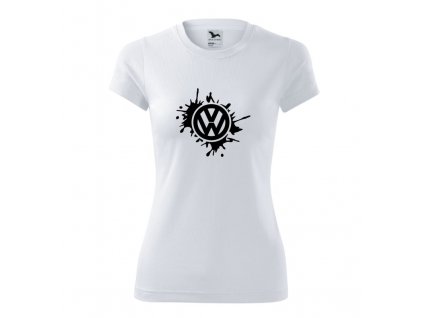 Dámske tričko VW ŠPLECH (Farba Zelená, Strih Slim, Veľkosť XXL)