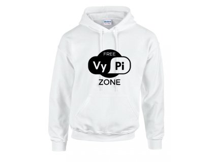 Pánska mikina  Free Vypi zone (Farba Tmavozelená, Strih Slim, Veľkosť XXXL)