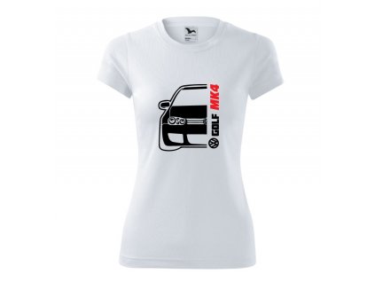 Dámske tričko Golf MK4 (Farba Zelená, Strih Slim, Veľkosť XXL)