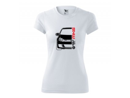 Dámske tričko Golf MK6 GTI (Farba Zelená, Strih Slim, Veľkosť XXL)