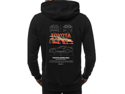 Mikina TOYOTA SUPRA MK4 (Farba Čierna, Strih Pánsky, Veľkosť XXXL)