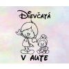 Dievčatá v aute 3 (Farba Žltá, Rozmer 50x30)