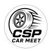 Nálepka CSP CARMEET  tlačená (Farba Čierna)