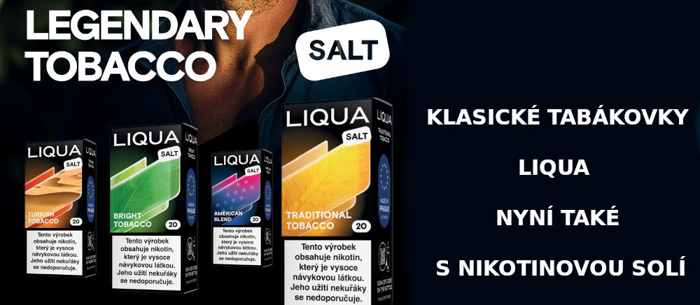 Tabákové legendy Liqua nyní také s nikotinovou solí