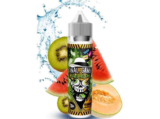 PŘÍCHUŤ CHILL PILL SHAKE & VAPE: FINAL GAME (CUKROVÝ MELOUN A KIWI) 12ML