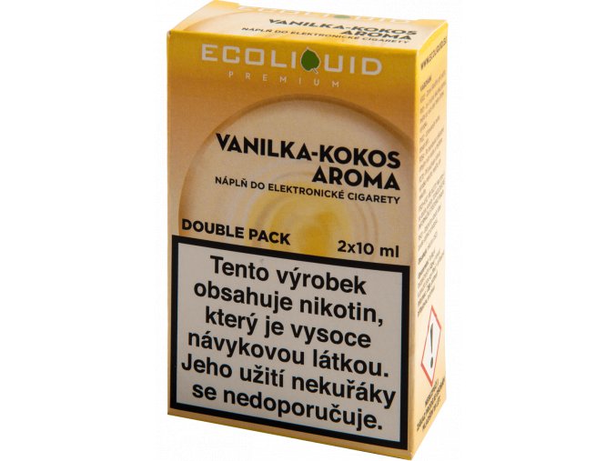 Vanilla Coconut - český ECOLIQUID - 2x10ml