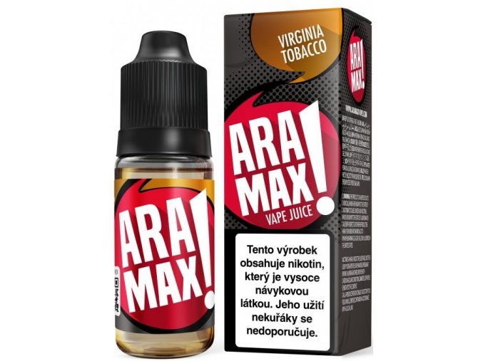 liquid aramax virginia tobacco 10ml12mg