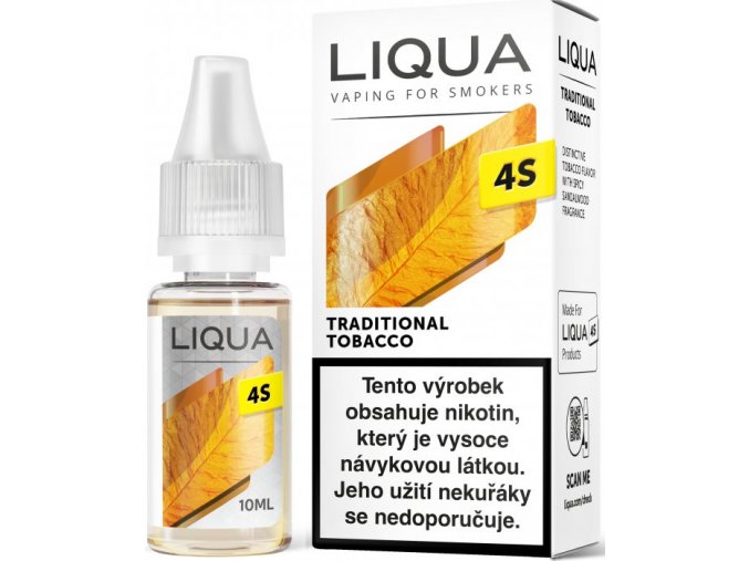 Liquid LIQUA 4S Traditional Tobacco 10ml-20mg