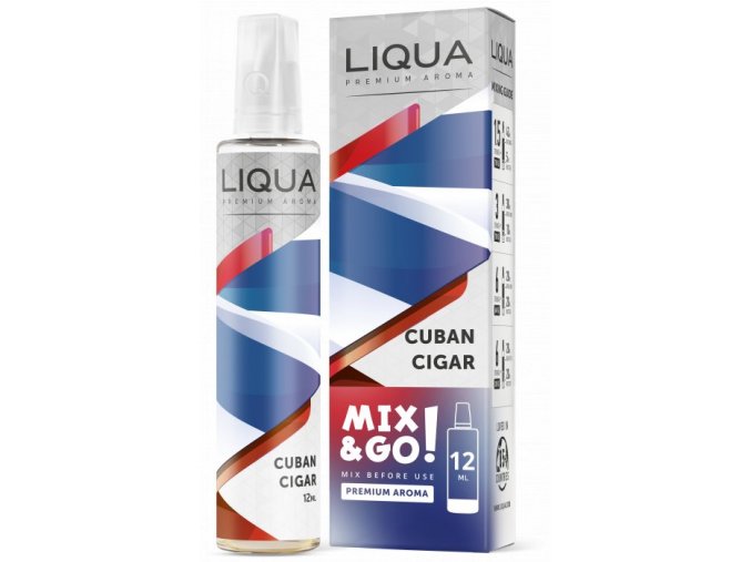 Příchuť Liqua Mix&Go Cuban Cigar 12ml