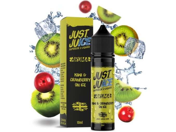 prichut just juice sv 10ml kiwi cranberry on ice