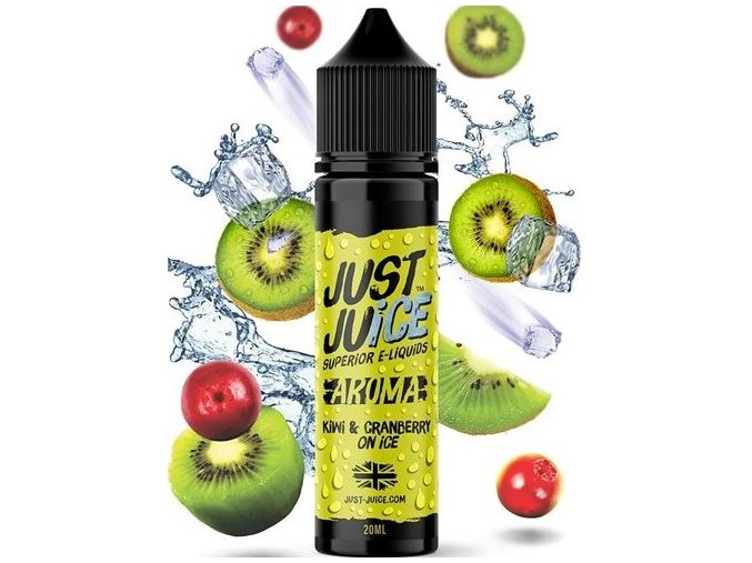 Příchuť Just Juice - Kiwi and Cranberry on Ice 20ml Shake and Vape