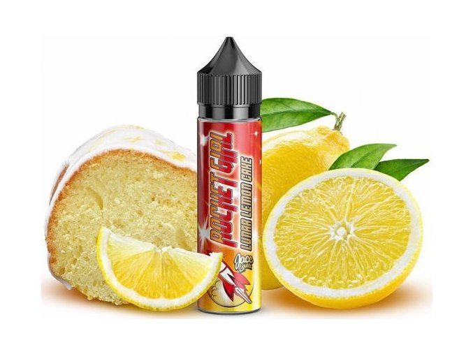 Příchuť Rocket Girl - Lunar Lemon Cake Shake and Vape 15ml