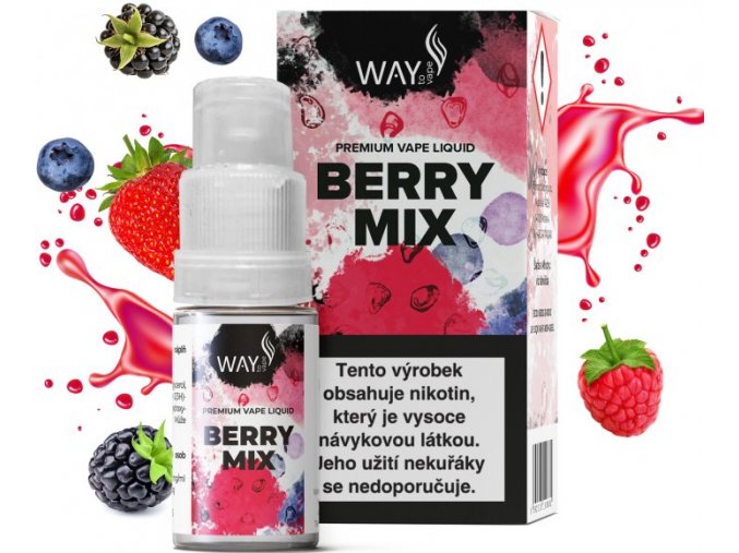 E-liquid WAY to Vape Berry Mix 10ml (lesní směs)