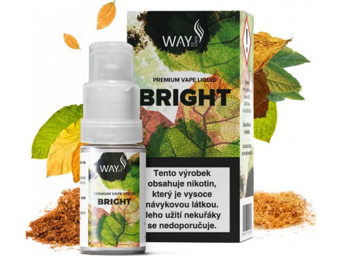 E-liquid WAY to Vape Bright 10ml (směs mladých tabáků)