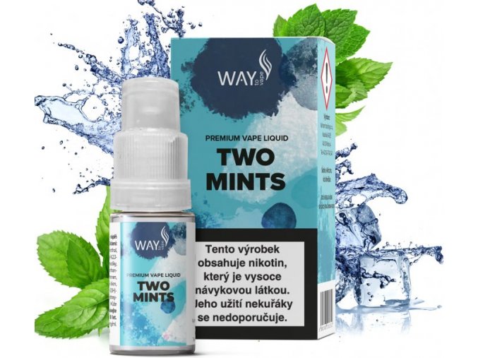 E-liquid WAY to Vape Two Mints 10ml (mix máty a mentolu)
