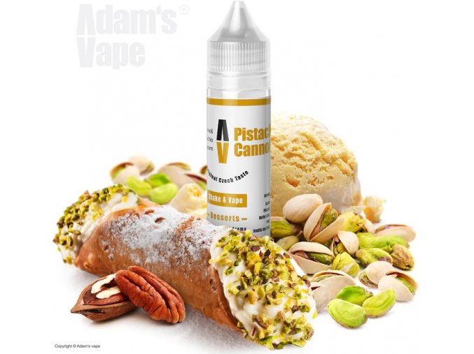 Příchuť Adams Vape Shake and Vape 12ml Pistachio Cannoli