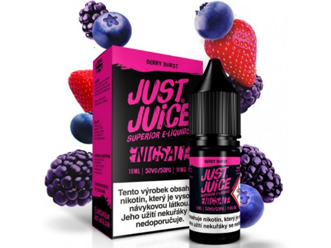 Liquid Just Juice SALT Berry Burst 10ml (Lesní směs)