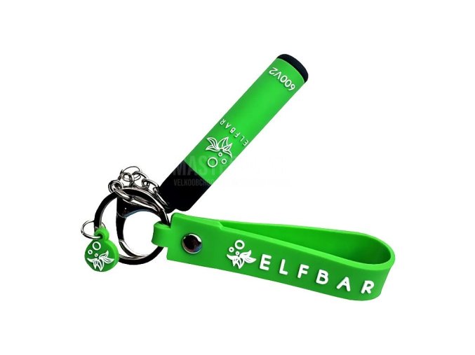 262985 1 elfbar privesek na klice zelena produktovy obrazek
