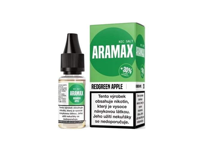 liquid aramax salt redgreen apple 10ml 20mg