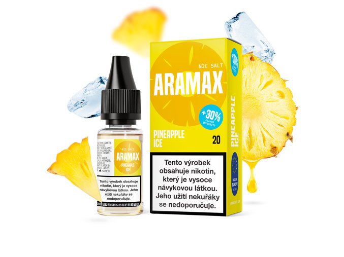 Aramax Salt - Pineapple Ice (Ledový ananas) 10ml