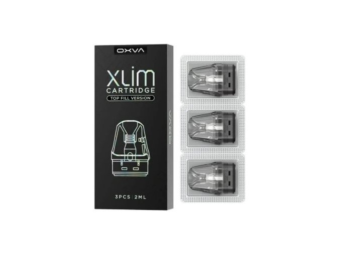 oxva xlim v3 pod top fill cartridge 06ohm 2ml 3pack