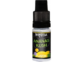 Příchuť IMPERIA Black Label 10ml Pineapple Kush (Ananas s konopím)