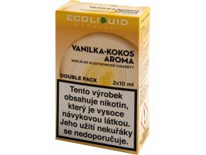 Vanilla Coconut - český ECOLIQUID - 2x10ml