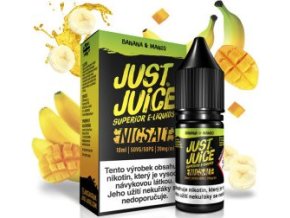 Liquid Just Juice SALT Banana & Mango 10ml (banán a mango)