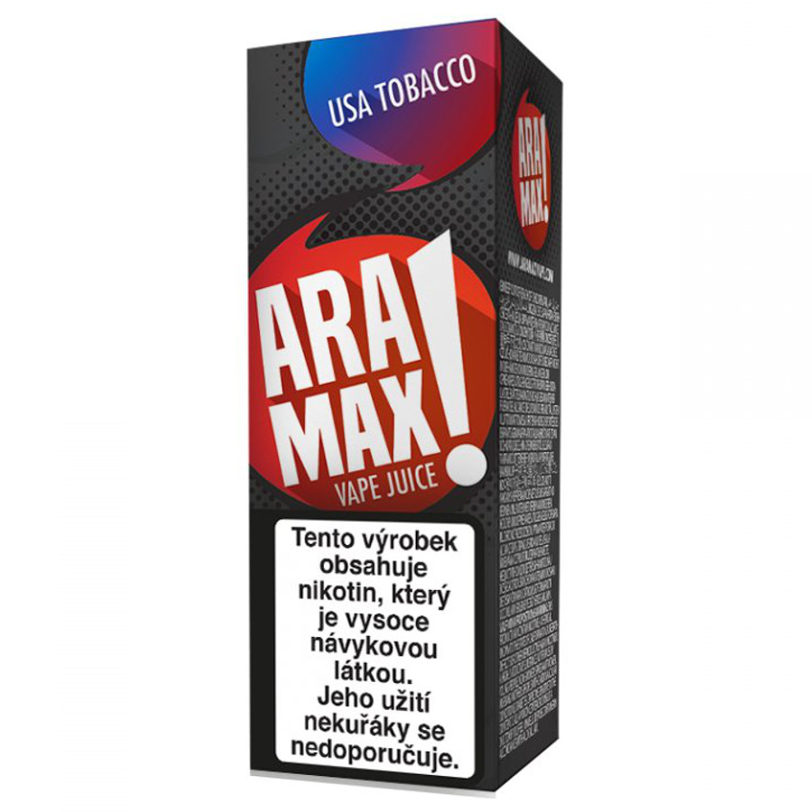 Fotografie USA Tobacco - Aramax liquid - 10ml Obsah nikotinu: 18mg
